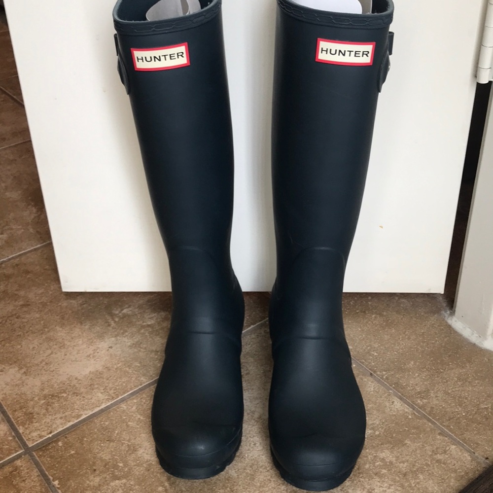 Hunter Rainboots Matte — Color: Ocean